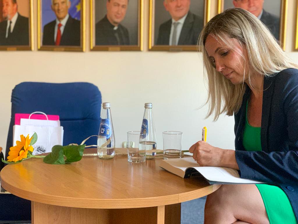 Spotkanie w bibliotece publicznej w Ostrowie